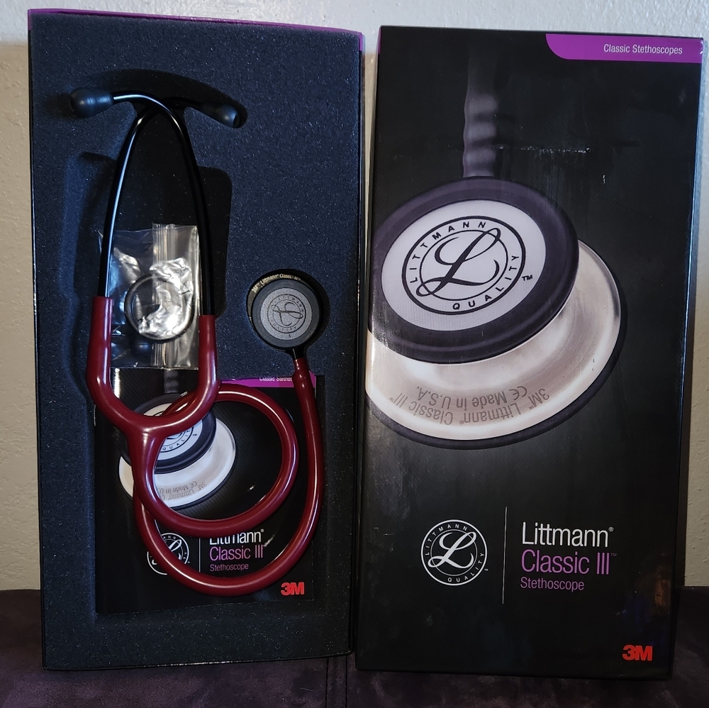 3M Littmann Classic III Stethoscope - Raspberry